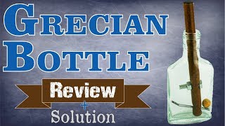 The INFURIATING Grecian Bottle GLASS PUZZLE from Puzzle Master [upl. by Eagle]