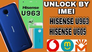 UNLOCK NETWORK HISENSE U963 BY IMEI [upl. by Gildea]