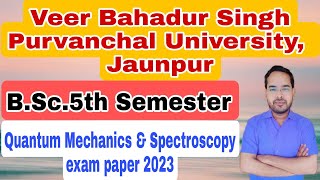 Physics exam analysis of BSc5th Sem Purvanchal Universityby Navneet Gautam [upl. by Binetta]