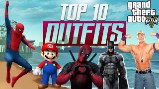 My top 10 coolest Gta V online outfits [upl. by Ernestine]