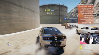 Tandems Drifting Trains Online Shelby GT500 wWheel Cam  Forza Hoizon 2  SLAPTrain [upl. by Dibbell804]