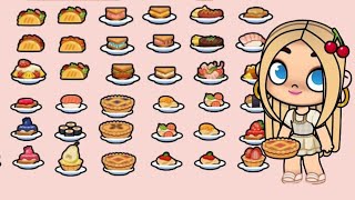 AVATAR WORLD FOOD RECIPES 😋 ALL FOOD IN AVATAR WORLD [upl. by Shulamith340]