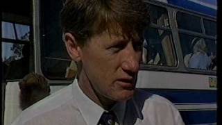 1984 Sydney GF  Parra fans hit the buses [upl. by Farman715]