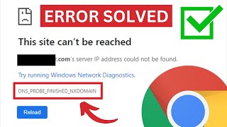 How To Fix DNSPROBEFINISHEDNXDOMAIN On Google Chrome  Fix DNS Probe Finished NXDOMAIN Error [upl. by Magnien292]