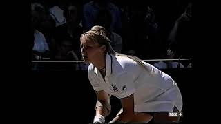 Mirjana Lucic vs Nathalie Tauziat Wimbledon Quarter Final 1999 [upl. by Luapnaes919]