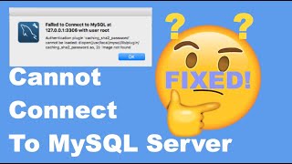 How to fix cannot connect to MySQL Server  2022 [upl. by Adnerad]