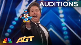 Chris Wilson Brings The MOST Epic Magic EVER  Auditions  AGT 2024 [upl. by Betthezel863]