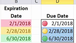 Excel Essentials  Level UP  Conditional Formatting for Due Dates and Expiration Dates [upl. by Mercado734]