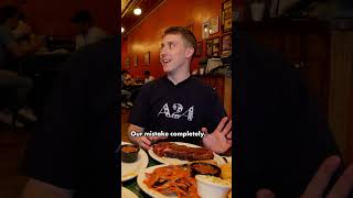 Two Brits try ribs for the first time and their reactions are priceless [upl. by Ennaesor]