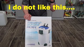 SunSun HW3000 Aquarium Filter Unboxing [upl. by Marela415]