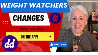 WEIGHT WATCHERS CHANGES Nov 2023 What is New with the WW app  Better Zoom Topics [upl. by Simah]