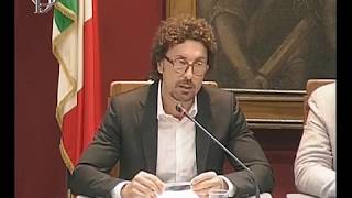 Crollo “ponte Morandi” audizione del ministro Toninelli [upl. by Ahtreb457]