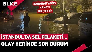 İstanbulda Sağanak Yağış Sele Neden Oldu Arnavutköy Başakşehirde Son Durum Nasıl sondakika [upl. by Norling]