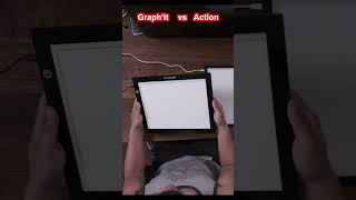 tablette lumineuse graphit vs action 😁 materieldedessin lightpanel [upl. by Ennej]