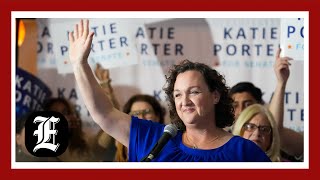 Rep Katie Porter hints she may run for California governor in 2026 [upl. by Enellij]