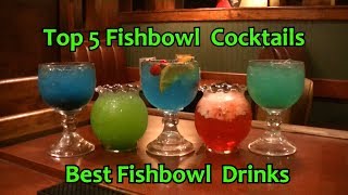 Top 5 Fishbowl Cocktails Best Tropical Fishbowl Drinks [upl. by Caty]