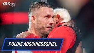 HIGHLIGHTS Podolskis letzter Tanz  Poldis11 vs 1 FC Köln [upl. by Atrebor]