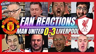 MAN UNITED😡amp LIVERPOOL🤩FANS REACTION TO MAN UNITED 03 LIVERPOOL  2425 PREMIER LEAGUE [upl. by Odraccir]