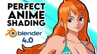 PERFECT AnimeToon Shading in Blender 40 [upl. by Aloz]