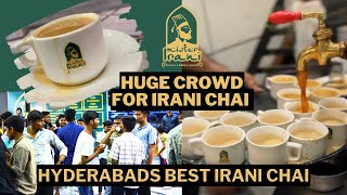 Hyderabads best Irani chai  Heavy crowd for tasty irani chai  Mister Irani  Product of MrTea [upl. by Arondel]