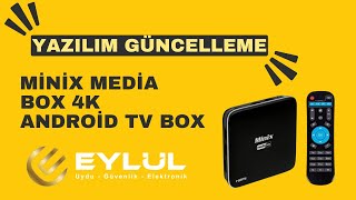 Yazılım Güncelleme  Minix Media Box 4K Android Tv Box [upl. by Atinuhs]