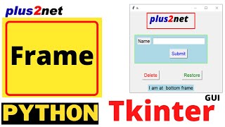 Tkinter frame to hold widgets and images with background colour border and managing layout [upl. by Repsihw]