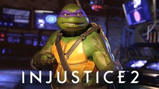 TARTARUGAS NINJAS NO INJUSTICE 2  A HISTÓRIA E COMO JOGAR COM TODAS AS 4 TARTARUGAS [upl. by Novaj336]