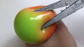 Satisfying Slime Stress Ball Cutting 30 [upl. by Aillimac]