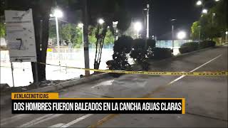 Dos hombres fueron baleados en la cancha Aguas Claras [upl. by Aed]