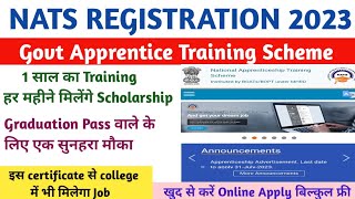 NATS Registration kaise kare  NATS Govt Apprentice training scheme 2023 online apply  irptech [upl. by Jacintha636]