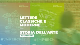 OPEN DAY Lettere Classiche e Moderne LM14  LM15 e Storia dellArte LM89 [upl. by Suryt]