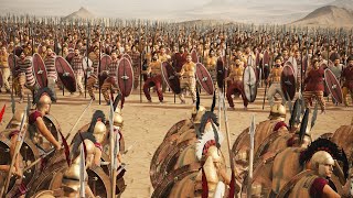 Roman Shield Bearers amp Archers Vs 6400 Oath Sworn Total War Rome 2 [upl. by Mun]