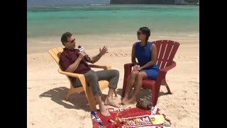 Isa hits the beach to find out what to expect for the Guam International Marathon [upl. by Sillert]