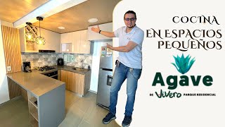 COCINA INTEGRAL EN ESPACIO PEQUEÑO O REDUCIDO [upl. by Josefa]