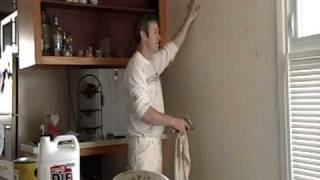 Removing Wallpaper the Right and Fastest Way Part 4 [upl. by Kerry]