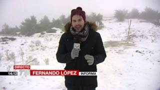 La nieve llega a Madrid en un invierno con temperaturas muy suaves [upl. by Morven619]