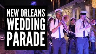 New Orleans Wedding Parade Lagniappe Brass Band [upl. by Lamprey]