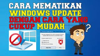 CARA MEMATIKANMENGHENTIKANSTOP WINDOWS UPDATE MENGGUNAKAN APLIKASI WINDOWS UPDATE BLOCKER [upl. by Ikciv]