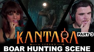 KANTARA BOAR HUNTING SCENE  PART 3  Rishab Shetty Kishore Kumar G Achyuth Kumar Sapthami Gowda [upl. by Laspisa]