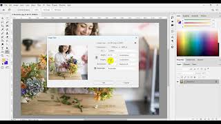 6How to Set the resolution  Adobe Photoshop 2023 [upl. by Htebsle334]