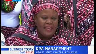 Coast region lobby group protest against privatisation of Kenya Ports Authority [upl. by Dnalevets]