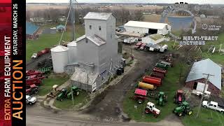 FARMERS GRAIN AND AG EQUIPMENT AUCTION  WILLSHIRE OH [upl. by Edan]