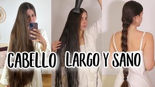 CABELLO LARGO RÁPIDO Mi rutina capilar completa de Cabello largo y sano [upl. by Clova]