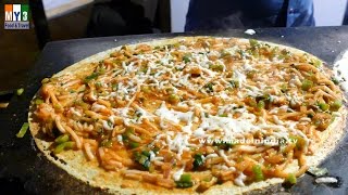 Veg American Chopsuey Dosa  VERY RARE STREET FOOD  2021 STREET FOOD [upl. by Rihana]