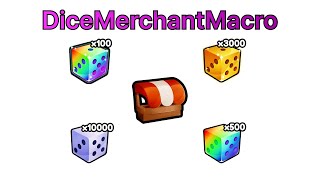 Pet Simulator 99  Dice Merchant Macro  Easy Mega Dice II [upl. by Ailadi]