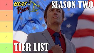 Better Call Saul Season Two Tier List  Ranked and Reviewed [upl. by Iviv991]