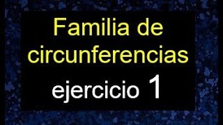 Familia de circunferencias concentricascon centro común hallar la ecuación geometría analítica [upl. by Ahsenhoj182]