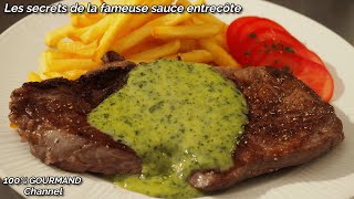 Recette de la sauce entrecôte la meilleur des sauces pour les pièces de bœuf grillées ou poêlées [upl. by Lama]