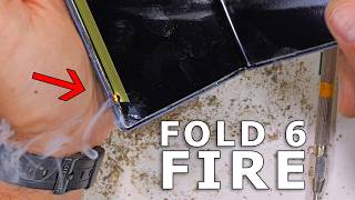 Samsung Z Fold 6 Durability Test  IT STARTED ON FIRE [upl. by Comfort]