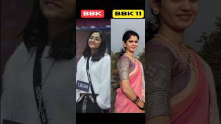 Bigg Boss Kannada Contenstants and Bigg Boss Kannada 11 Contestants Comparision shortsviralbbk11 [upl. by Nwahshar169]